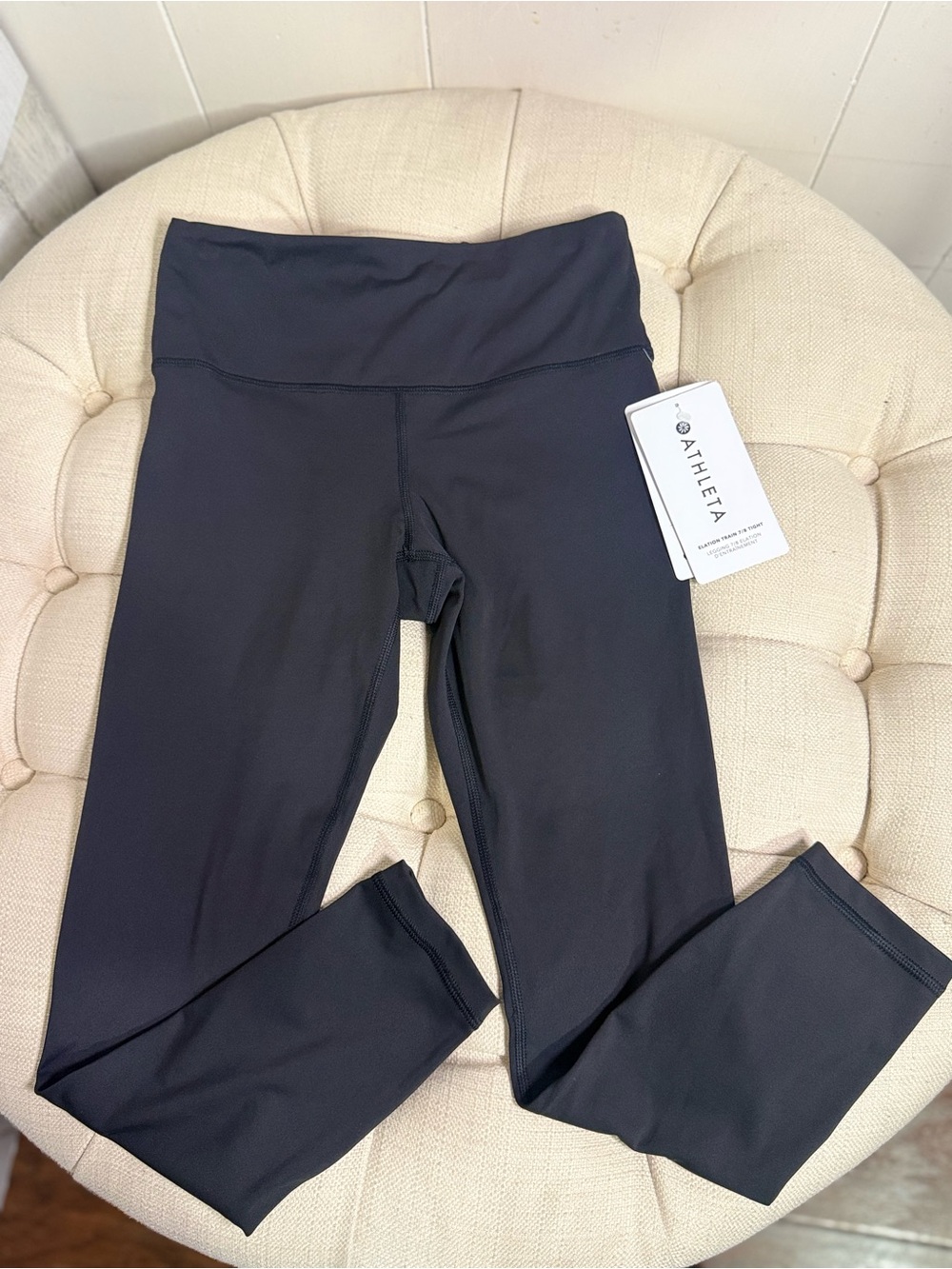 NWT Athleta Elation Train 7/8 Tight Black Leggings XS
